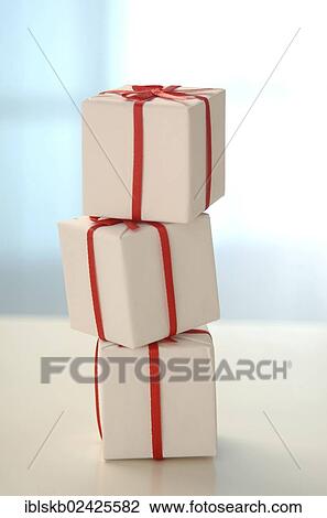 Stack of wrapped gifts View Large Photo Image Stock Image - Stack of wrapped gifts. Fotosearch