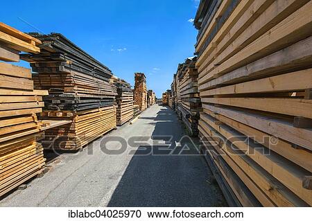 "Stacked boards, stacked slats in a sawmill, Bavaria, Germany, Europe" View Large Photo Image Stock Image - "Stacked boards, stacked slats in a sawmill, Bavaria, Germany, Europe". Fotosearch