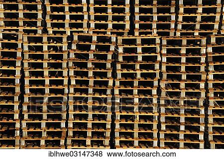"Stacked pallets, Hamburg, Hamburg, Hamburg, Germany, Europe" View Large Photo Image Stock Photo - "Stacked pallets, Hamburg, Hamburg, Hamburg, Germany, Europe". Fotosearch