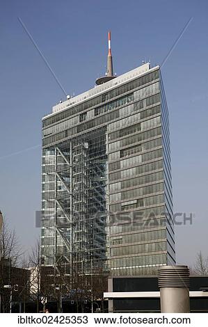 "Stadttor, City Gate skyscraper, Duesseldorf, North Rhine-Westphalia, Germany, Europe" View Large Photo Image Stock Image - "Stadttor, City Gate skyscraper, Duesseldorf, North Rhine-Westphalia, Germany, Europe". Fotosearch