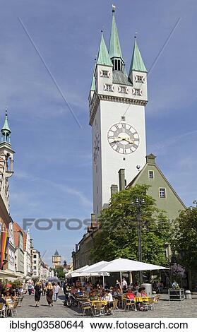 "Stadturm city Tower, Theresienplatz square, Straubing, Lower Bavaria, Bavaria, Germany, Europe" View Large Photo Image Picture - "Stadturm city Tower, Theresienplatz square, Straubing, Lower Bavaria, Bavaria, Germany, Europe". Fotosearch