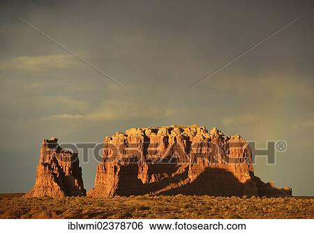 "Stagecoach rock formations, rainbow during a thunderstorm, eroded hoodoos and Entrada Sandstone rock formations, Goblins, Goblin Valley State Park, San Rafael Reef Desert, Utah, Southwestern USA, USA" View Large Photo Image Stock Photograph - "Stagecoach rock formations, rainbow during a thunderstorm, eroded hoodoos and Entrada Sandstone rock formations, Goblins, Goblin Valley State Park, San Rafael Reef Desert, Utah, Southwestern USA, USA". Fotosearch