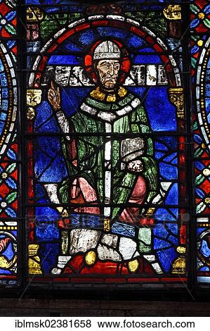 "Stained-glass window in the choir with Thomas Becket, Canterbury Cathedral, South East England, administrative county of Kent, England, United Kingdom, Europe" View Large Photo Image Stock Photo - "Stained-glass window in the choir with Thomas Becket, Canterbury Cathedral, South East England, administrative county of Kent, England, United Kingdom, Europe". Fotosearch