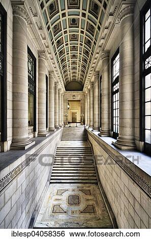 Stock Photograph - "Staircase, Capitol, Centro Habana, Havana, Ciudad de La Habana, Cuba, North America". Fotosearch