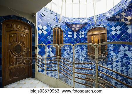 "Staircase, Casa Batllo, desgiend by architect Antoni Gaudi, Barcelona, Catalonia, Spain, Europe" View Large Photo Image Stock Image - "Staircase, Casa Batllo, desgiend by architect Antoni Gaudi, Barcelona, Catalonia, Spain, Europe". Fotosearch