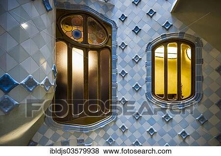 "Staircase, Casa Batllo, designed by architect Antoni Gaudi, Barcelona, Catalonia, Spain, Europe" View Large Photo Image Stock Photo - "Staircase, Casa Batllo, designed by architect Antoni Gaudi, Barcelona, Catalonia, Spain, Europe". Fotosearch