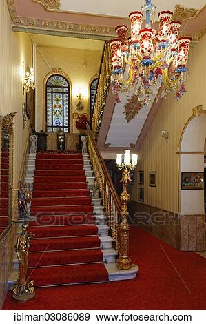 "Staircase in the Buyuk Londra Oteli or Grand Hotel de Londres, Beyoglu, Istanbul, European side, Istanbul Province, Turkey, European side, Europe" View Large Photo Image Stock Photo - "Staircase in the Buyuk Londra Oteli or Grand Hotel de Londres, Beyoglu, Istanbul, European side, Istanbul Province, Turkey, European side, Europe". Fotosearch