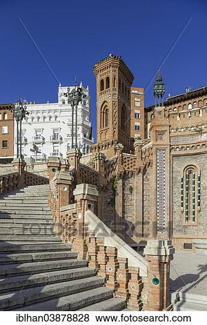 "Staircase in the Mudejar style, Teruel, Aragon, Spain, Europe" View Large Photo Image Stock Photo - "Staircase in the Mudejar style, Teruel, Aragon, Spain, Europe". Fotosearch