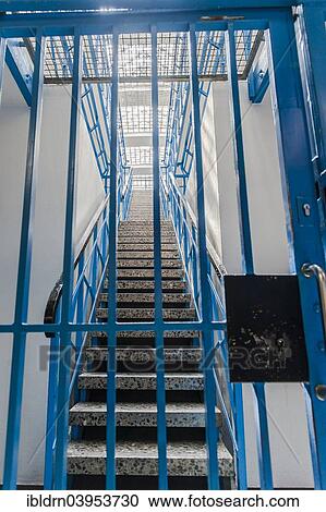 "Staircase in Werl Prison, Werl, North Rhine-Westphalia, Germany, Europe" View Large Photo Image Stock Image - "Staircase in Werl Prison, Werl, North Rhine-Westphalia, Germany, Europe". Fotosearch