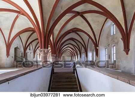 "Staircase, monks' dormitory, bedroom, basilica, monastery church, founded in 1136, Kloster Eberbach or Eberbach Abbey, Eltville am Rhein, Rheingau, Hesse, Germany, Europe" View Large Photo Image Stock Image - "Staircase, monks' dormitory, bedroom, basilica, monastery church, founded in 1136, Kloster Eberbach or Eberbach Abbey, Eltville am Rhein, Rheingau, Hesse, Germany, Europe". Fotosearch