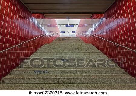 "Stairs leading to public transport station, Niederrad business district, Frankfurt am Main, Germany, Europe, PublicGround, Europe" View Large Photo Image Stock Photo - "Stairs leading to public transport station, Niederrad business district, Frankfurt am Main, Germany, Europe, PublicGround, Europe". Fotosearch