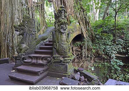 "Stairs over the canyon at the Holy Spring Temple, Ubud Monkey Forest, Ubud, Bali, Indonesia, Asia" View Large Photo Image Stock Photo - "Stairs over the canyon at the Holy Spring Temple, Ubud Monkey Forest, Ubud, Bali, Indonesia, Asia". Fotosearch