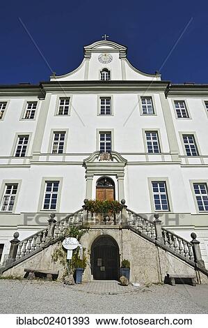 "Stairs to Schaeftlarn Abbey, Schaeftlarn, Bavaria, Germany, Europe" View Large Photo Image Stock Image - "Stairs to Schaeftlarn Abbey, Schaeftlarn, Bavaria, Germany, Europe". Fotosearch
