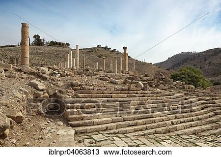 "Stairs to the Byzantine Basilica, ancient ruins of Pella, also Tabaqat Fahl, Wadi Jirm el Moz, Jordan Valley, near Irbid, Jordan, Asia" View Large Photo Image Stock Image - "Stairs to the Byzantine Basilica, ancient ruins of Pella, also Tabaqat Fahl, Wadi Jirm el Moz, Jordan Valley, near Irbid, Jordan, Asia". Fotosearch