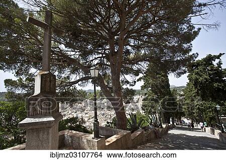"Stairway to the Church of Sant Salvador, Arta, Mallorca, Majorca, Balearic Islands, Spain, Europe" View Large Photo Image Picture - "Stairway to the Church of Sant Salvador, Arta, Mallorca, Majorca, Balearic Islands, Spain, Europe". Fotosearch