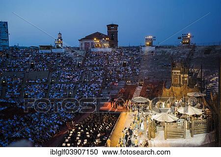 "Stalls and tiers with stage, performance of """"Carmen"""" at the Arena of Verona, Verona, Veneto, Italy, Europe" View Large Photo Image Stock Image - "Stalls and tiers with stage, performance of """"Carmen"""" at the Arena of Verona, Verona, Veneto, Italy, Europe". Fotosearch