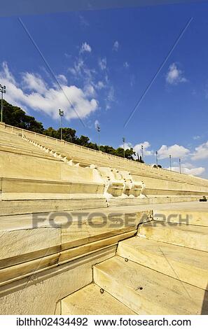 "Stands, Panathinaikos, stadium of the first modern Olympic Games in 1896, Athens, Greece, Europe" View Large Photo Image Stock Image - "Stands, Panathinaikos, stadium of the first modern Olympic Games in 1896, Athens, Greece, Europe". Fotosearch