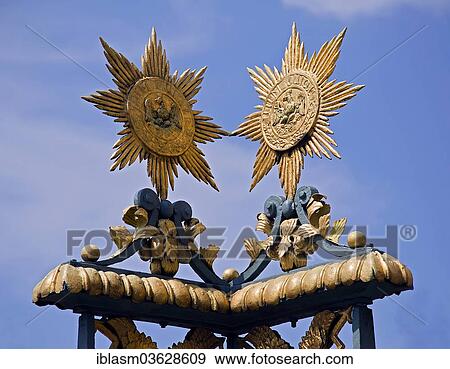 Stock Photo - "Stars of the Order of the Black Eagle, founded by the King of Prussia, Schloss Charlottenburg Palace, Charlottenburg, Berlin, Berlin, Germany, Europe". Fotosearch