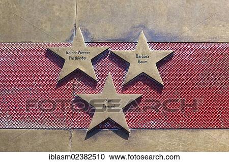 "Stars, Rainer Werner Fassbinder, Barbara Baum, Karl Freund, Boulevard of Stars, Potsdamer Platz, Berlin, Germany, Europe" View Large Photo Image Stock Image - "Stars, Rainer Werner Fassbinder, Barbara Baum, Karl Freund, Boulevard of Stars, Potsdamer Platz, Berlin, Germany, Europe". Fotosearch