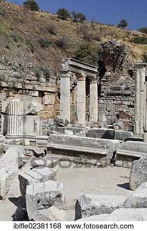 "State Agora, upper agora, market square, UNESCO World Heritage Site, Ephesus, Ephesos, Efes, Izmir, Turkish Aegean, western Turkey, Turkey, Asia" View Large Photo Image Stock Photo - "State Agora, upper agora, market square, UNESCO World Heritage Site, Ephesus, Ephesos, Efes, Izmir, Turkish Aegean, western Turkey, Turkey, Asia". Fotosearch