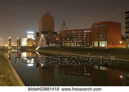 "State Archives of North Rhine-Westphalia, inner harbour, Duisburg, Ruhr district, North Rhine-Westphalia, Germany, Europe" View Large Photo Image Stock Photo - "State Archives of North Rhine-Westphalia, inner harbour, Duisburg, Ruhr district, North Rhine-Westphalia, Germany, Europe". Fotosearch