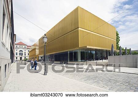 "State Gallery Lenbachhaus Munich, after the total refurbishment in 2013, new building by Foster+Partners, seen from Richard-Wagner-Strasse, Maxvorstadt, Munich, Upper Bavaria, Bavaria, Germany, Europe" View Large Photo Image Stock Image - "State Gallery Lenbachhaus Munich, after the total refurbishment in 2013, new building by Foster+Partners, seen from Richard-Wagner-Strasse, Maxvorstadt, Munich, Upper Bavaria, Bavaria, Germany, Europe". Fotosearch