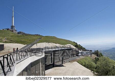 "Station of Panoramique des Domes, touristic train of Puy de Dome. Park regional of Auvergne volcanoes. France" View Large Photo Image Stock Photo - "Station of Panoramique des Domes, touristic train of Puy de Dome. Park regional of Auvergne volcanoes. France". Fotosearch