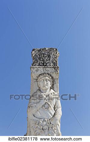 "Statue in Curetes Street, UNESCO World Heritage Site, Ephesus, Ephesos, Efes, Izmir, Turkish Aegean, western Turkey, Turkey, Asia" View Large Photo Image Stock Photo - "Statue in Curetes Street, UNESCO World Heritage Site, Ephesus, Ephesos, Efes, Izmir, Turkish Aegean, western Turkey, Turkey, Asia". Fotosearch