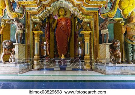 "Statue in the old Buddhist temple complex of Sri Pushparama Maha Viharaya, near Balapitiya, Welitara Region, Southern Province, Sri Lanka, Asia" View Large Photo Image Stock Photo - "Statue in the old Buddhist temple complex of Sri Pushparama Maha Viharaya, near Balapitiya, Welitara Region, Southern Province, Sri Lanka, Asia". Fotosearch