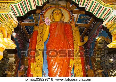 "Statue in the old Buddhist temple complex of Sri Pushparama Maha Viharaya, near Balapitiya, Welitara Region, Southern Province, Sri Lanka, Asia" View Large Photo Image Stock Photograph - "Statue in the old Buddhist temple complex of Sri Pushparama Maha Viharaya, near Balapitiya, Welitara Region, Southern Province, Sri Lanka, Asia". Fotosearch