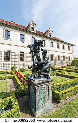 "Statue in the Wallenstein Garden, Wallenstein Palace, seat of the Senate of the Parliament of the Czech Republic, Prague, Czech Republic, Europe" View Large Photo Image Stock Image - "Statue in the Wallenstein Garden, Wallenstein Palace, seat of the Senate of the Parliament of the Czech Republic, Prague, Czech Republic, Europe". Fotosearch