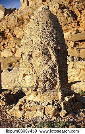 "Statue near the tomb of Commagene King Antochus I. on top of Mount Nemrut, near Adiyaman, Turkey, Asia" View Large Photo Image Stock Photo - "Statue near the tomb of Commagene King Antochus I. on top of Mount Nemrut, near Adiyaman, Turkey, Asia". Fotosearch