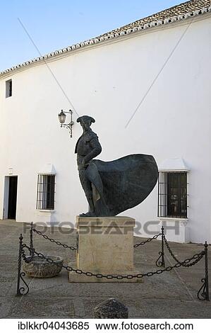 "Statue of a bullfighter in front of the bullring, Ronda, Costa del Sol, Andalucia, Spain, Europe" View Large Photo Image Stock Photography - "Statue of a bullfighter in front of the bullring, Ronda, Costa del Sol, Andalucia, Spain, Europe". Fotosearch