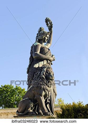 "Statue of Bavaria, Oberbayern, Munich, Upper Bavaria, Bavaria, Germany, Europe" View Large Photo Image Stock Image - "Statue of Bavaria, Oberbayern, Munich, Upper Bavaria, Bavaria, Germany, Europe". Fotosearch