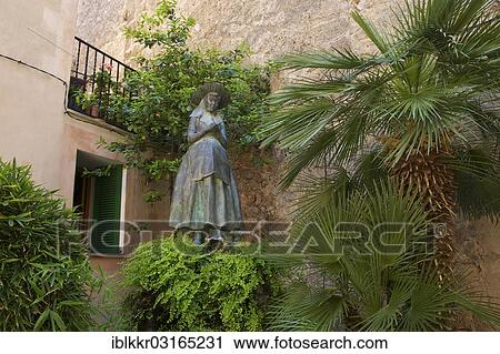 "Statue of Catalina Tomas, the Saint of Valldemossa, Valldemossa, Majorca, Balearic Islands, Spain, Europe" View Large Photo Image Stock Image - "Statue of Catalina Tomas, the Saint of Valldemossa, Valldemossa, Majorca, Balearic Islands, Spain, Europe". Fotosearch