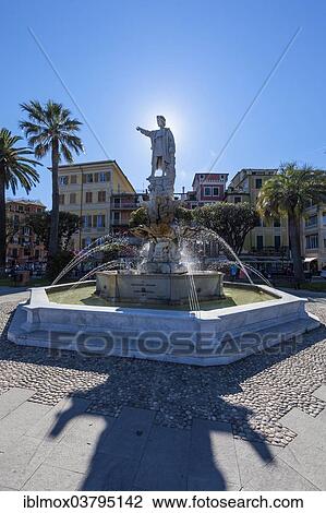 "Statue of Christopher Columbus in the port of Santa Margherita Ligure, Liguria, Italy, Europe" View Large Photo Image Stock Image - "Statue of Christopher Columbus in the port of Santa Margherita Ligure, Liguria, Italy, Europe". Fotosearch
