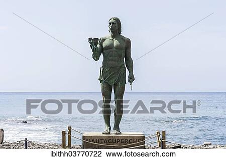 "Statue of Hautacuperche in Valle Gran Rey, La Gomera, Canary Islands, Spain, Europe" View Large Photo Image Stock Image - "Statue of Hautacuperche in Valle Gran Rey, La Gomera, Canary Islands, Spain, Europe". Fotosearch