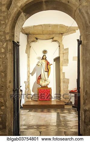 "Statue of Jesus Christ, Monastery of Santa Cruz, Coimbra, Centro Region, Portugal, Europe" View Large Photo Image Stock Image - "Statue of Jesus Christ, Monastery of Santa Cruz, Coimbra, Centro Region, Portugal, Europe". Fotosearch