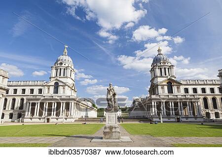 "Statue of King George II as a roman emperor by John Michael Rysbrack, in the grounds of the Royal Naval Hospital, Greenwich, London, London region, England, United Kingdom, Europe" View Large Photo Image Stock Photo - "Statue of King George II as a roman emperor by John Michael Rysbrack, in the grounds of the Royal Naval Hospital, Greenwich, London, London region, England, United Kingdom, Europe". Fotosearch