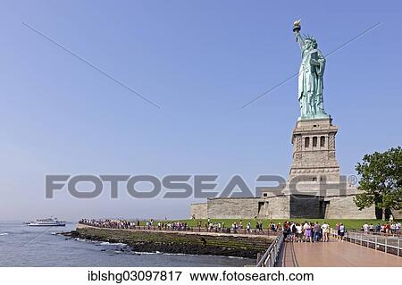 "Statue of Liberty, Manhattan, New York City, New York, United States, North America" View Large Photo Image Stock Photo - "Statue of Liberty, Manhattan, New York City, New York, United States, North America". Fotosearch