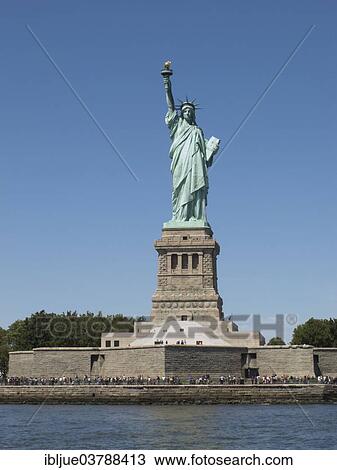 "Statue of Liberty on Liberty Island, New York, USA" View Large Photo Image Stock Image - "Statue of Liberty on Liberty Island, New York, USA". Fotosearch