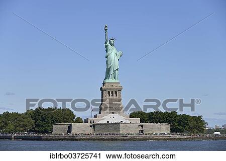 "Statue of Liberty on Liberty Island, Manhattan, New York City, New York, United States, North America" View Large Photo Image Stock Image - "Statue of Liberty on Liberty Island, Manhattan, New York City, New York, United States, North America". Fotosearch