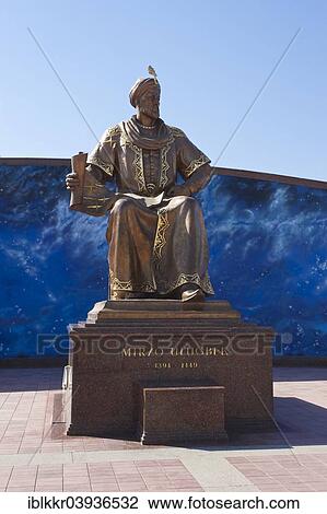 "Statue of Mirzo Ulugbek at the Observatory of Ulugh Beg, Samarkand, Uzbekistan, Asia" View Large Photo Image Stock Image - "Statue of Mirzo Ulugbek at the Observatory of Ulugh Beg, Samarkand, Uzbekistan, Asia". Fotosearch