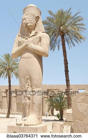 "Statue of Ramses II with his daughter Meritamen, Karnak Temple Complex, Thebes, El-Karnak, Luxor, Egypt, Africa" View Large Photo Image Stock Image - "Statue of Ramses II with his daughter Meritamen, Karnak Temple Complex, Thebes, El-Karnak, Luxor, Egypt, Africa". Fotosearch