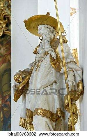 "Statue of St. Jerome, nave, Wieskirche, Steingaden, Pfaffenwinkel, Upper Bavaria, Bavaria, Germany, Europe" View Large Photo Image Stock Image - "Statue of St. Jerome, nave, Wieskirche, Steingaden, Pfaffenwinkel, Upper Bavaria, Bavaria, Germany, Europe". Fotosearch