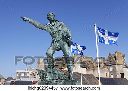 "Statue of the corsair Surcouf, Saint Malo, Ille et Vilaine, Brittany, Bretagne, France, Europe" View Large Photo Image Stock Photo - "Statue of the corsair Surcouf, Saint Malo, Ille et Vilaine, Brittany, Bretagne, France, Europe". Fotosearch