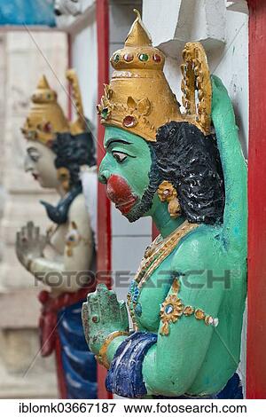 "Statue of the monkey god Hanuman, Ramanathaswami Temple, Rameswaram, Pamban Island, Tamil Nadu, India, Asia" View Large Photo Image Stock Photo - "Statue of the monkey god Hanuman, Ramanathaswami Temple, Rameswaram, Pamban Island, Tamil Nadu, India, Asia". Fotosearch