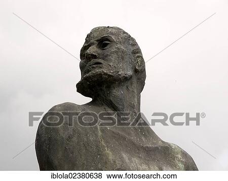 Stock Photo - "Statue of the Pirate Stoertebeker, Grasbook, HafenCity, Hamburg, Germany, Europe". Fotosearch