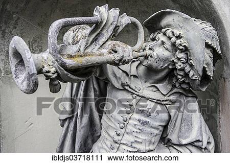 "Statue of """"The Trumpeter of Bad Saeckingen"""" at Schloss Schoenau Palace, Bad Sackingen, Baden-Wurttemberg, Germany, Europe" View Large Photo Image Stock Image - "Statue of """"The Trumpeter of Bad Saeckingen"""" at Schloss Schoenau Palace, Bad Sackingen, Baden-Wurttemberg, Germany, Europe". Fotosearch