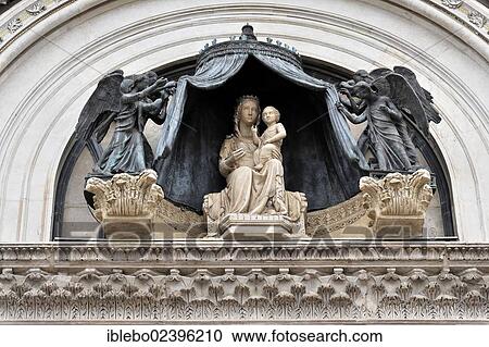 "Statue of the Virgin Mary, facade of Orvieto Cathedral, Orvieto, Province of Terni, Umbria, Italy, Europe" View Large Photo Image Stock Image - "Statue of the Virgin Mary, facade of Orvieto Cathedral, Orvieto, Province of Terni, Umbria, Italy, Europe". Fotosearch